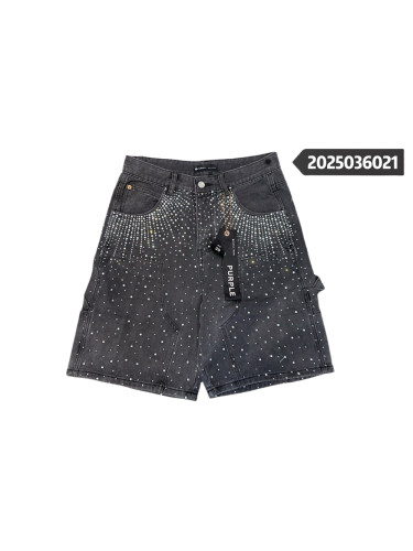 1:1 quality version 27947381 Rhinestone Denim Shorts