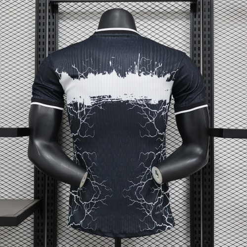2024/2025 Player Version Barcelona Special Edition Black and White Football Shirt 1:1 Thai Quality