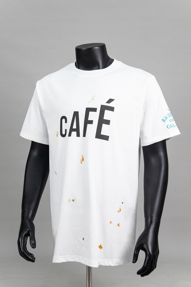 27954148 Ink Splash Letter Print Tee 3 colors