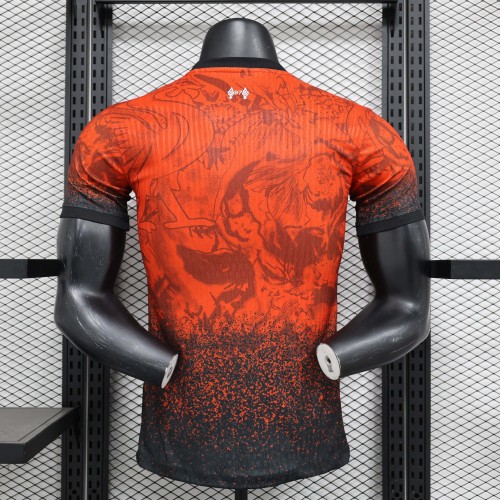 2024/2025 Player Version Liverpool Special Edition Orange Football Shirt 1:1 Thai Quality