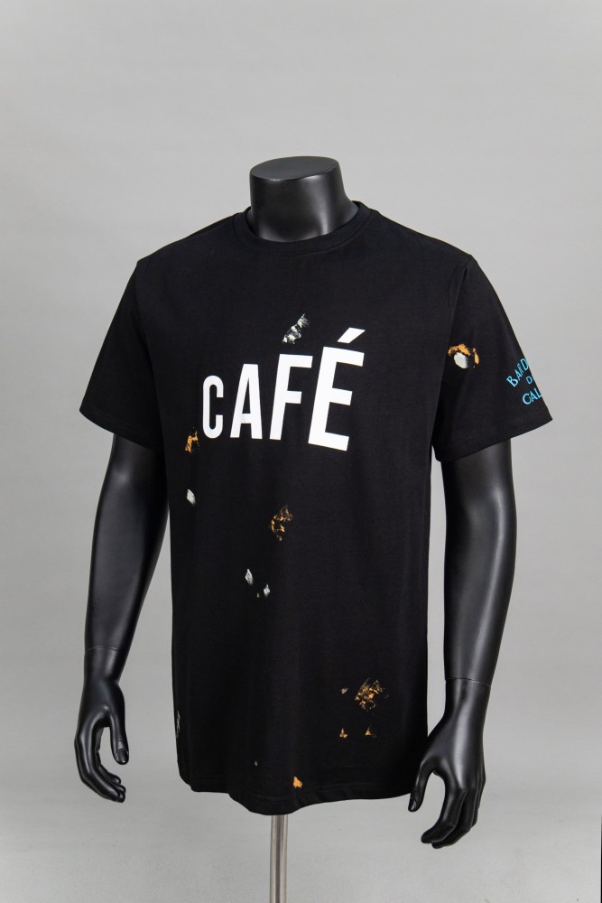 27954148 Ink Splash Letter Print Tee 3 colors