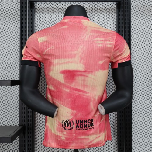2024/2025 Player Version Barcelona Special Edition Pink Football Shirt 1:1 Thai Quality