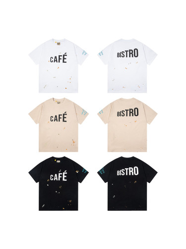 27954148 Ink Splash Letter Print Tee 3 colors