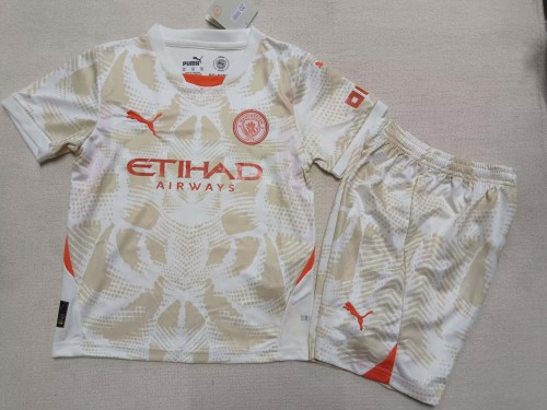2024/2025 Manchester City Goalkeeper Football Shirt 1:1 Thai Quality Kids Size