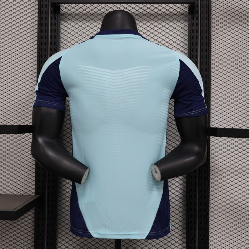 2024/2025 Player Version Arsenal Pre-race suit Blue Football Shirt 1:1 Thai Quality