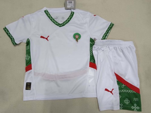 2024/2025 Morocco National Team Away Football Shirt 1:1 Thai Quality Kids Size