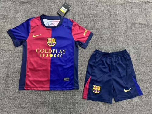 2024/2025 Barcelona Home X COLDPLAY Football Shirt 1:1 Thai Quality