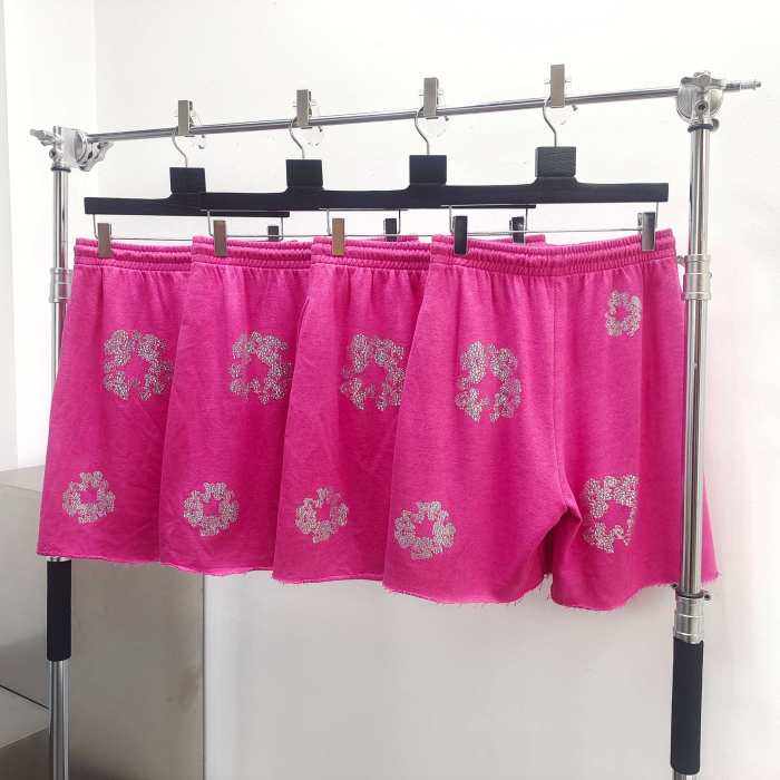 1:1 quality version 27956074 Rhinestone Flower Shorts