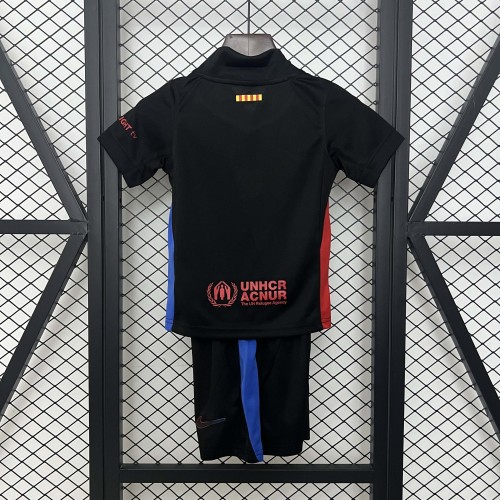 2024/2025 Barcelona Away Football Shirt 1:1 Thai Quality Kids Size (New sponsor)