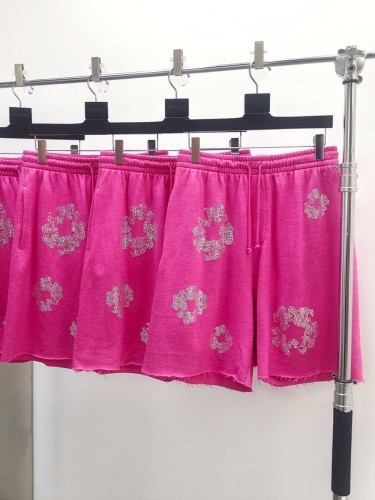 1:1 quality version 27956074 Rhinestone Flower Shorts