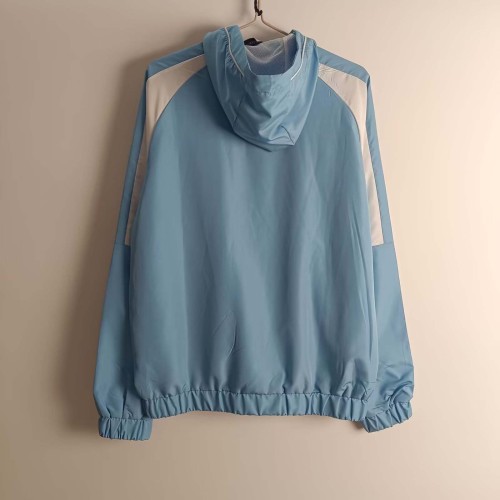 2024/2025 Manchester City Windbreaker Blue Jersey