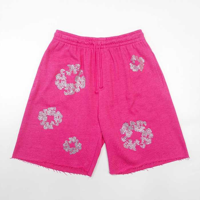 1:1 quality version 27956074 Rhinestone Flower Shorts