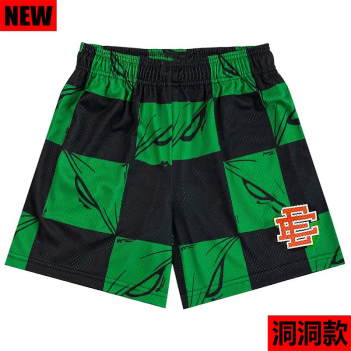 27956119 Plaid Mesh Short