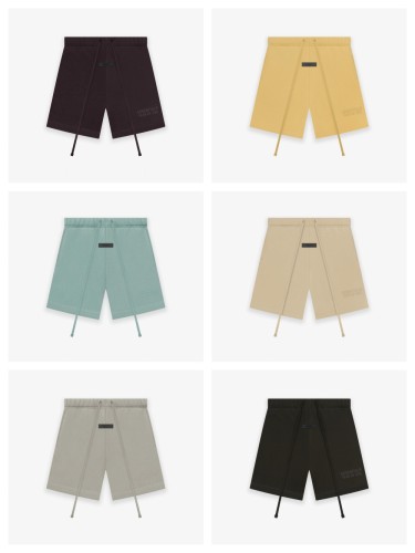 1:1 quality version Three-dimensional silicone letter shorts 6 colors