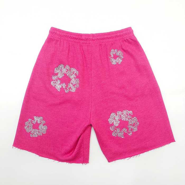 1:1 quality version 27956074 Rhinestone Flower Shorts