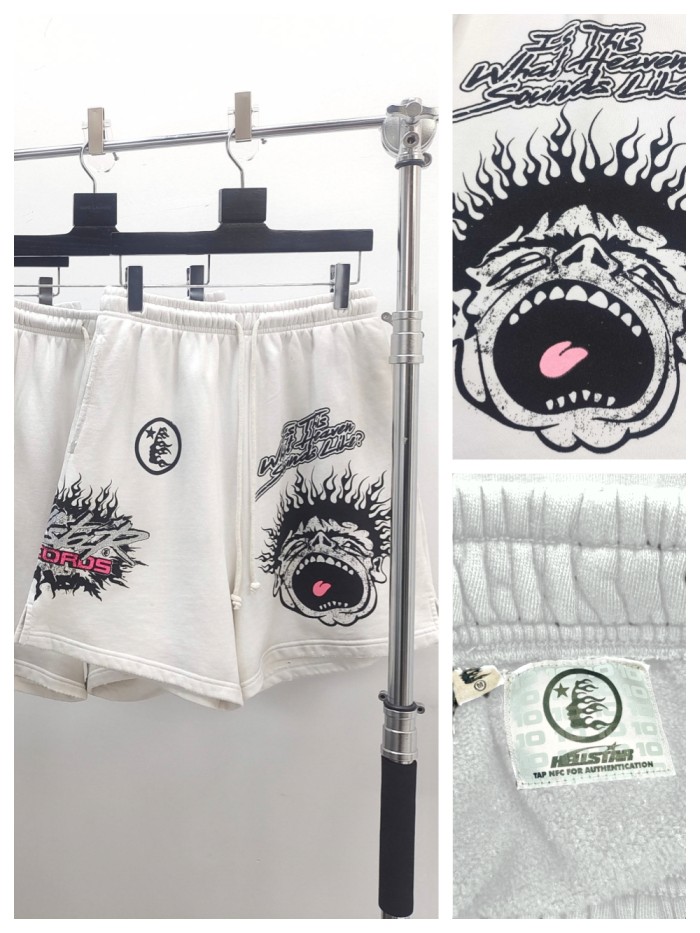 1:1 quality version 27956079 Noise Portrait Print Shorts with NFC tag