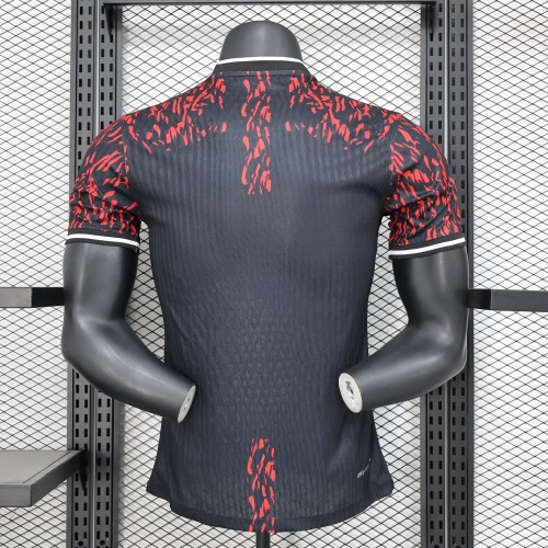2024/2025 Player Version Barcelona Special Edition Black and Red Football Shirt 1:1 Thai Quality
