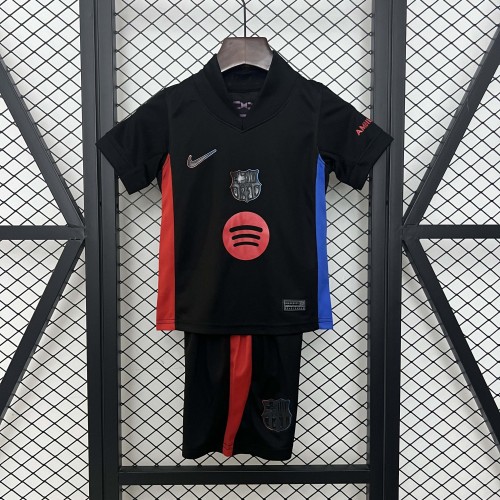 2024/2025 Barcelona Away Football Shirt 1:1 Thai Quality Kids Size (New sponsor)