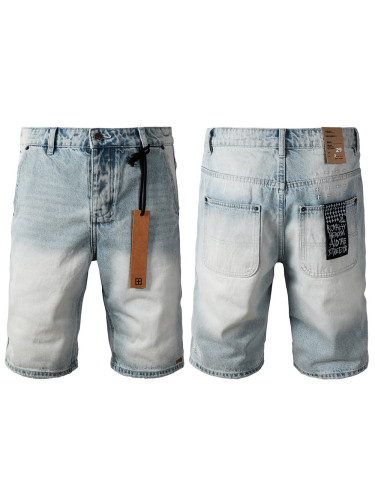1:1 quality version 27958318 Embroidered Small Letter Denim Shorts