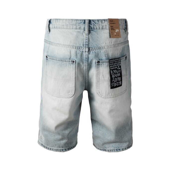 1:1 quality version 27958318 Embroidered Small Letter Denim Shorts