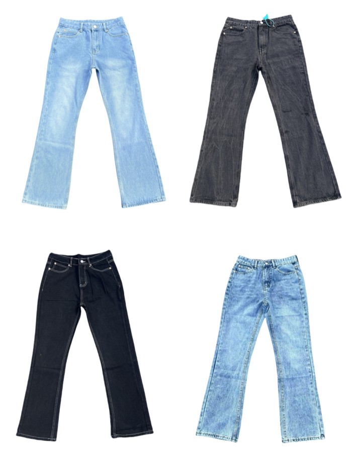 27958324 Washed Vintage Denim Jeans 4 colors