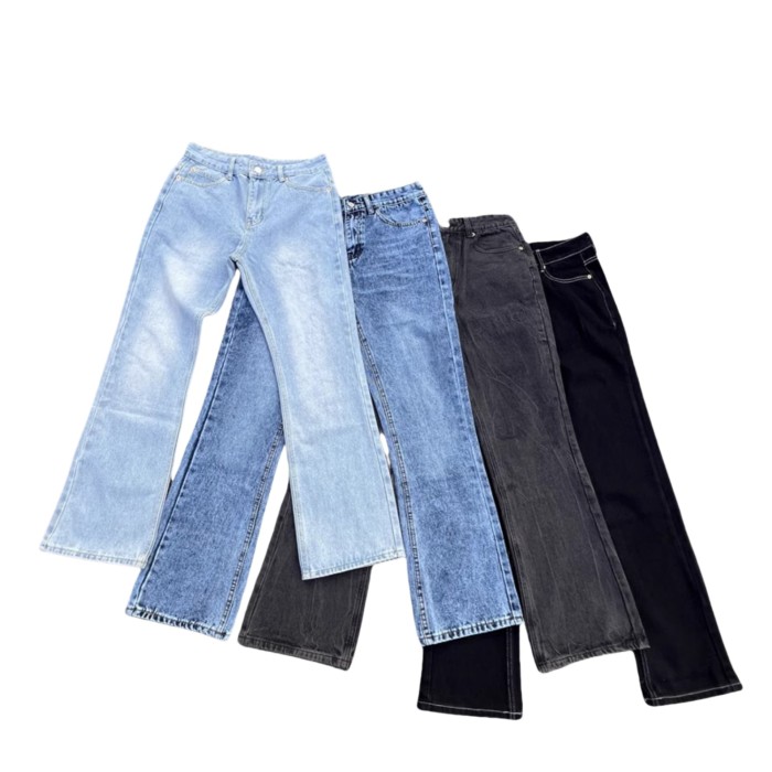 27958324 Washed Vintage Denim Jeans 4 colors