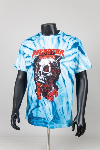 27962786 Skull Print Tie-Dye Tee