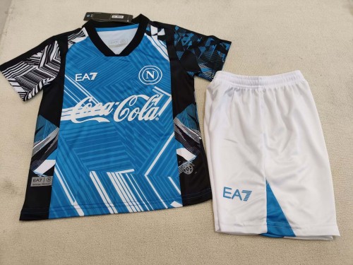 2024/2025 Napoli Pre-race suit Soccer Jersey 1:1 Thai Quality Kids Size