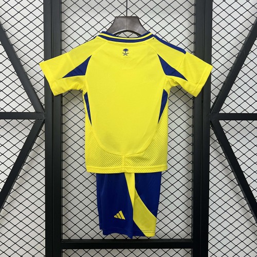 2024/2025 Al-Nassr Home Football Shirt 1:1 Thai Quality Kids Size