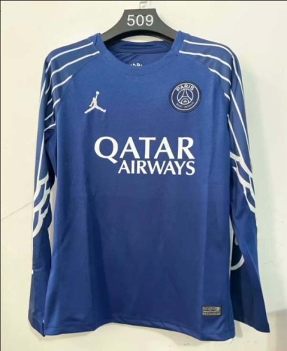 2024/2025 Long Sleeve Psg Paris Saint-Germain Fourth Away Football Shirt 1:1 Thai Quality