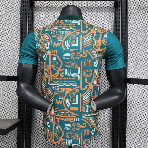2024/2025 Player Version C?te d'Ivoire National Team Training Wear Football Shirt 1:1 Thai Quality