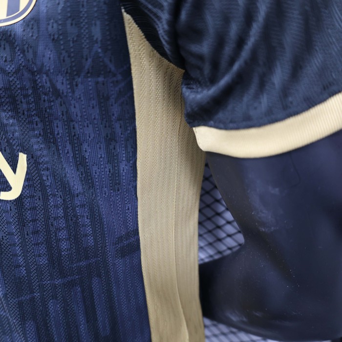 2024/2025 Player Version Barcelona Special Edition Black and yellow Football Shirt 1:1 Thai Quality