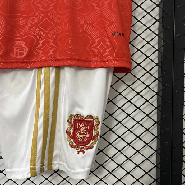 2024/2025 Bayern Munich 125th Anniversary Edition Football Jersey 1:1 Thai Quality Kids Size