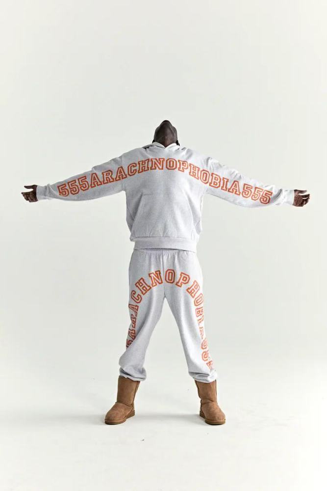 1:1 quality version 27968577 One-piece Monogrammed Hoodie & Pants Set 2 colors