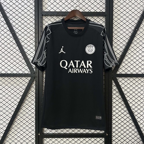 [buy more save more] 2024/2025 Psg Paris Saint-Germain Fourth Away black Football Shirt 1:1 Thai Quality