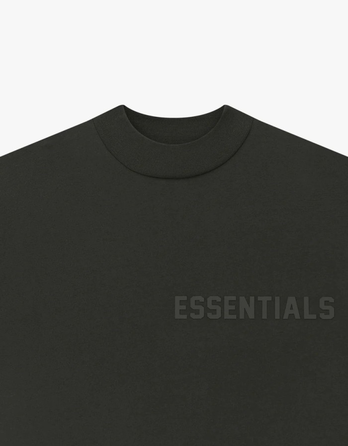 1:1 quality version 27968555 Stereoscopic Silicone Letter Long Sleeve T-Shirt 6 colors