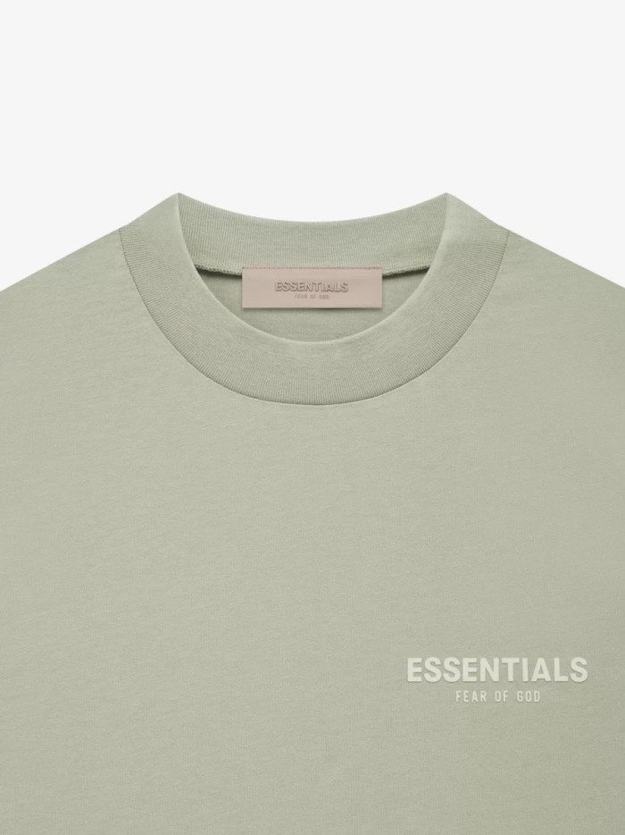 1:1 quality version 27968544 Beige Flocked Letter Long Sleeve T-Shirt 3 colors