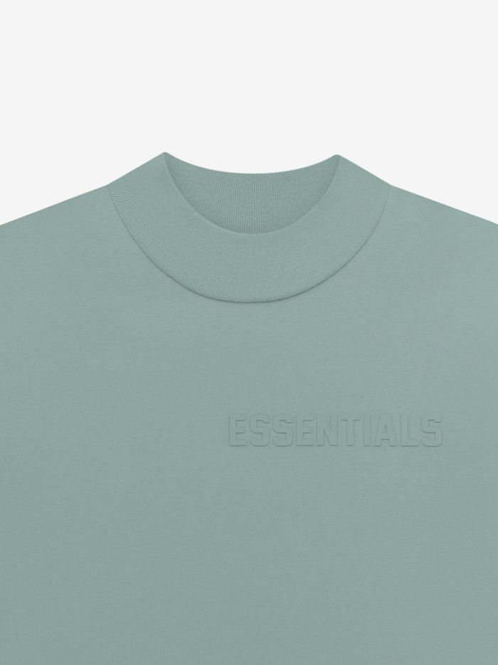 1:1 quality version 27968555 Stereoscopic Silicone Letter Long Sleeve T-Shirt 6 colors
