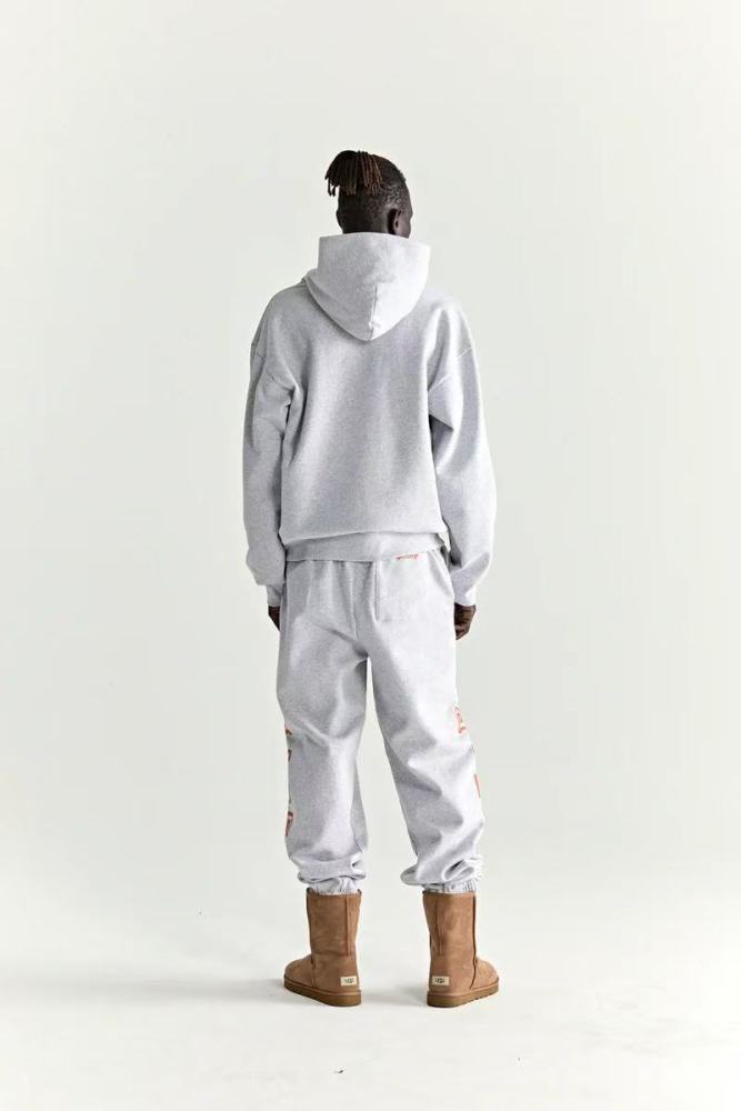 1:1 quality version 27968577 One-piece Monogrammed Hoodie & Pants Set 2 colors