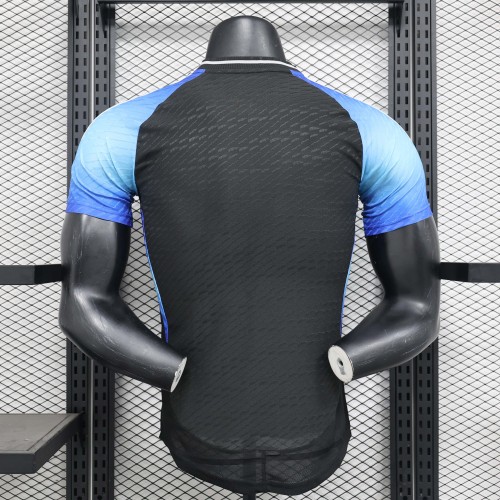 2024/2025 Player Version Real Madrid Special Edition Black and Blue Football Shirt 1:1 Thai Quality