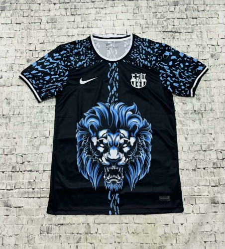 2024/2025 Barcelona Special Edition Black and Blue Football Shirt 1:1 Thai Quality