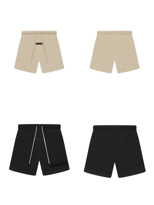 1:1 quality version 27968496 Dimensional Silicone Letter Logo Shorts 2 colors