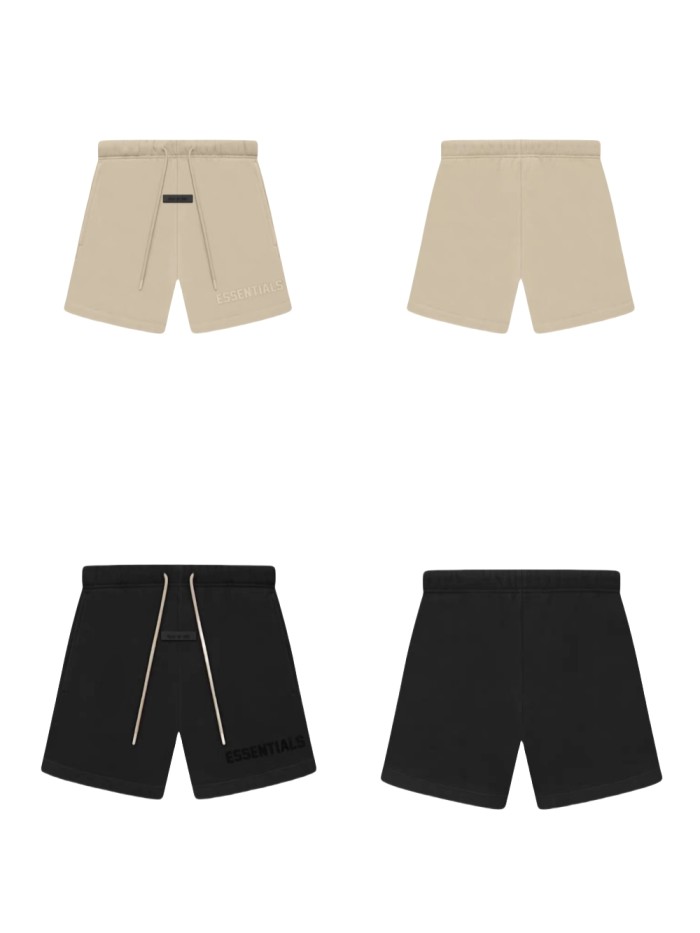 1:1 quality version 27968496 Dimensional Silicone Letter Logo Shorts 2 colors