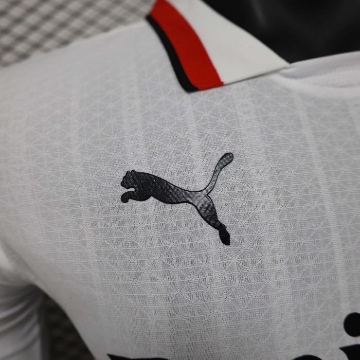 2024/2025 Long Sleeve Player Version AC Milan Away Football Shirt 1:1 Thai Quality