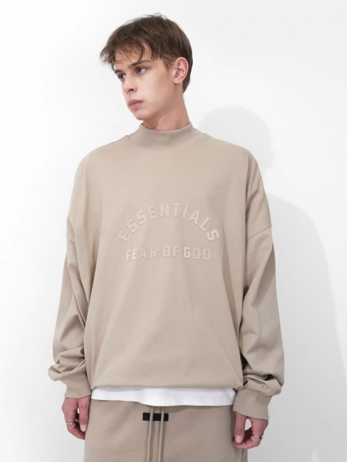 [50% Off][Big & Tall for weights up to 220 lbs]1:1 quality version Classic Silicone Long Sleeve T-Shirt 2 colors 22940595
