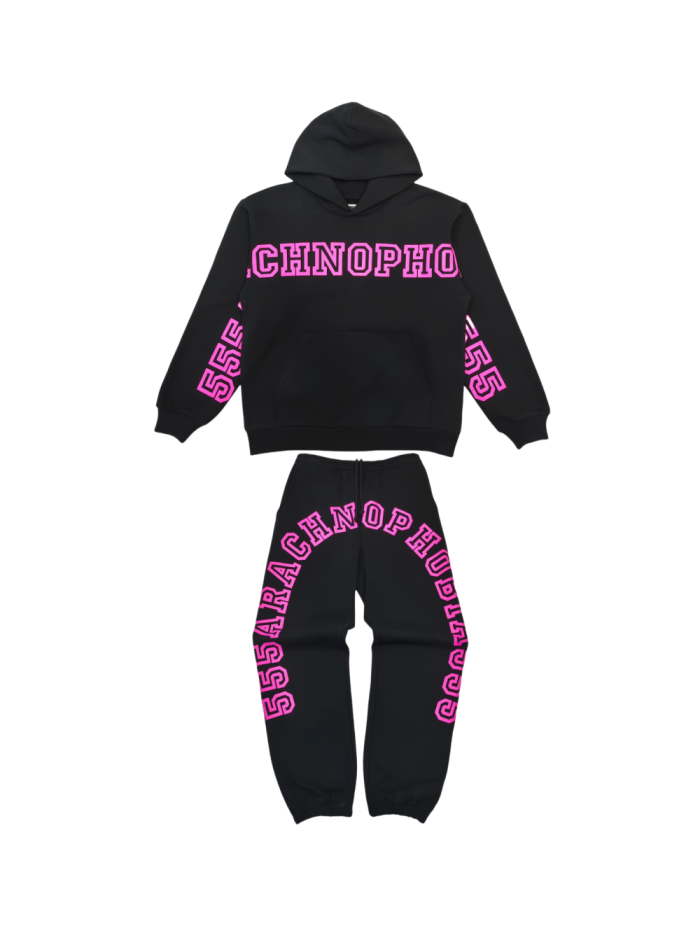 1:1 quality version 27968577 One-piece Monogrammed Hoodie & Pants Set 2 colors