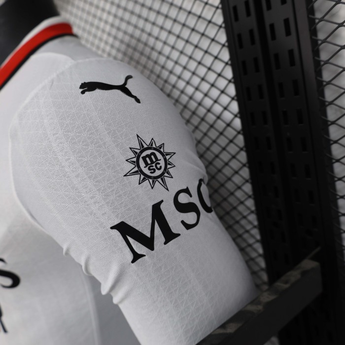 2024/2025 Long Sleeve Player Version AC Milan Away Football Shirt 1:1 Thai Quality