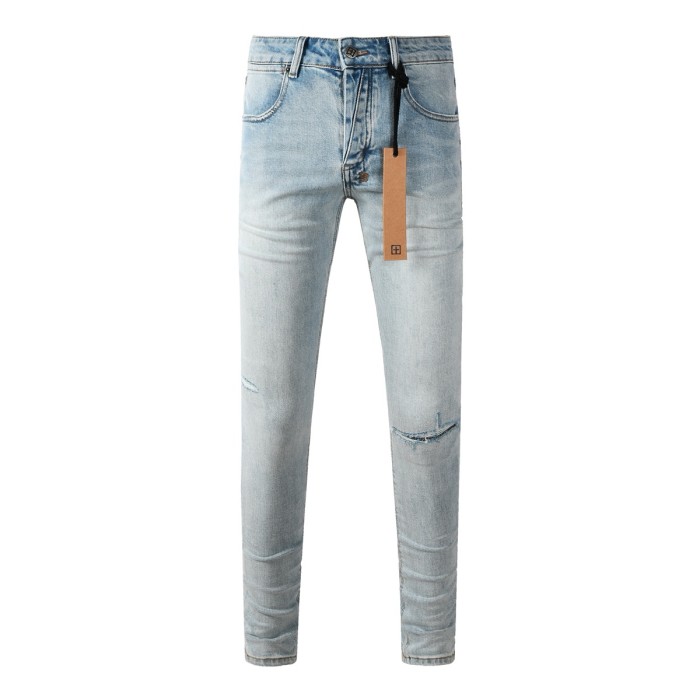 1:1 quality version 27970602 Knee Ripped and Rubbed Jeans