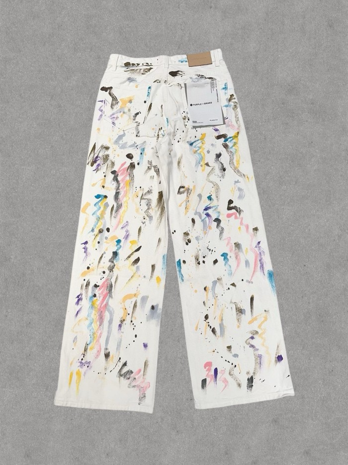 1:1 quality version 27970973 Splash Ink Wide Leg Jeans