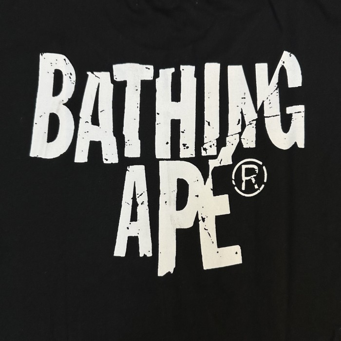 1:1 quality version 27972611 Washed effect printed Tee 2 colors